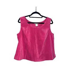 Lady Dorby Top - Pink Red - Size 16W